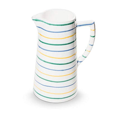 GMUNDNER KERAMIK water jug capacity: 1.2 liters colorful flamed tableware, handmade in Austria on sale